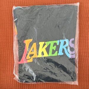 Black Lakers Sweatshirt with Rainbow Logo